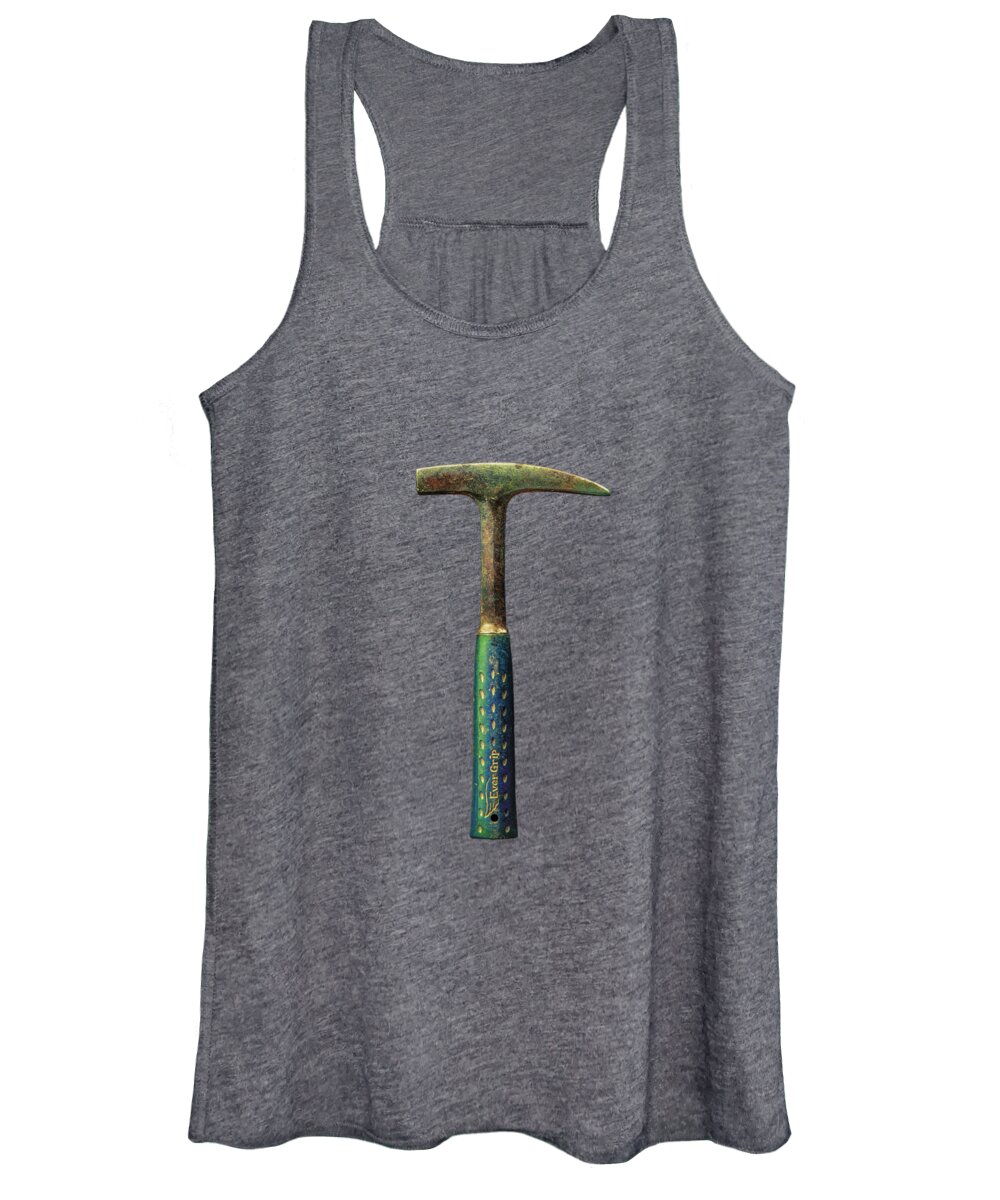 Background Women's Tank Top featuring the photograph Tools On Wood 64 by YoPedro