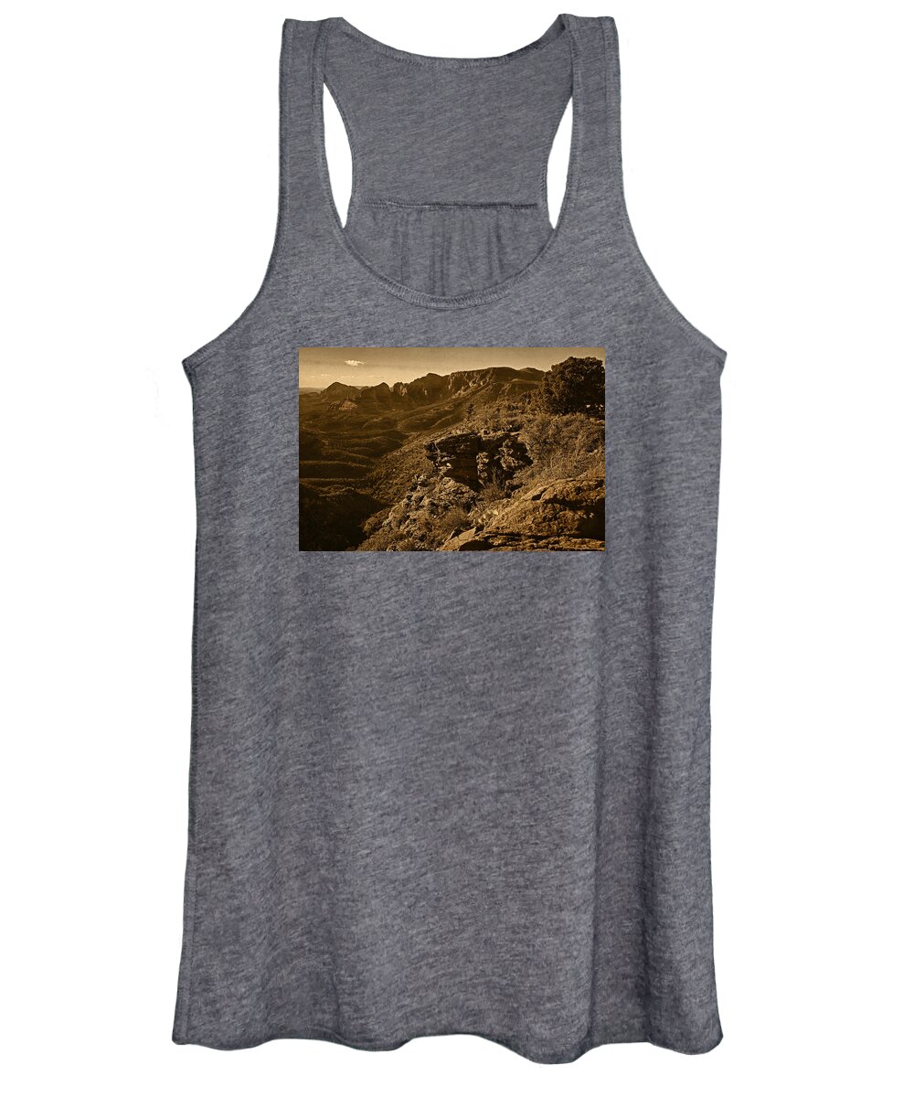 Schnebly Hill Vista Women's Tank Top featuring the photograph Top of the Hill by Theo O'Connor