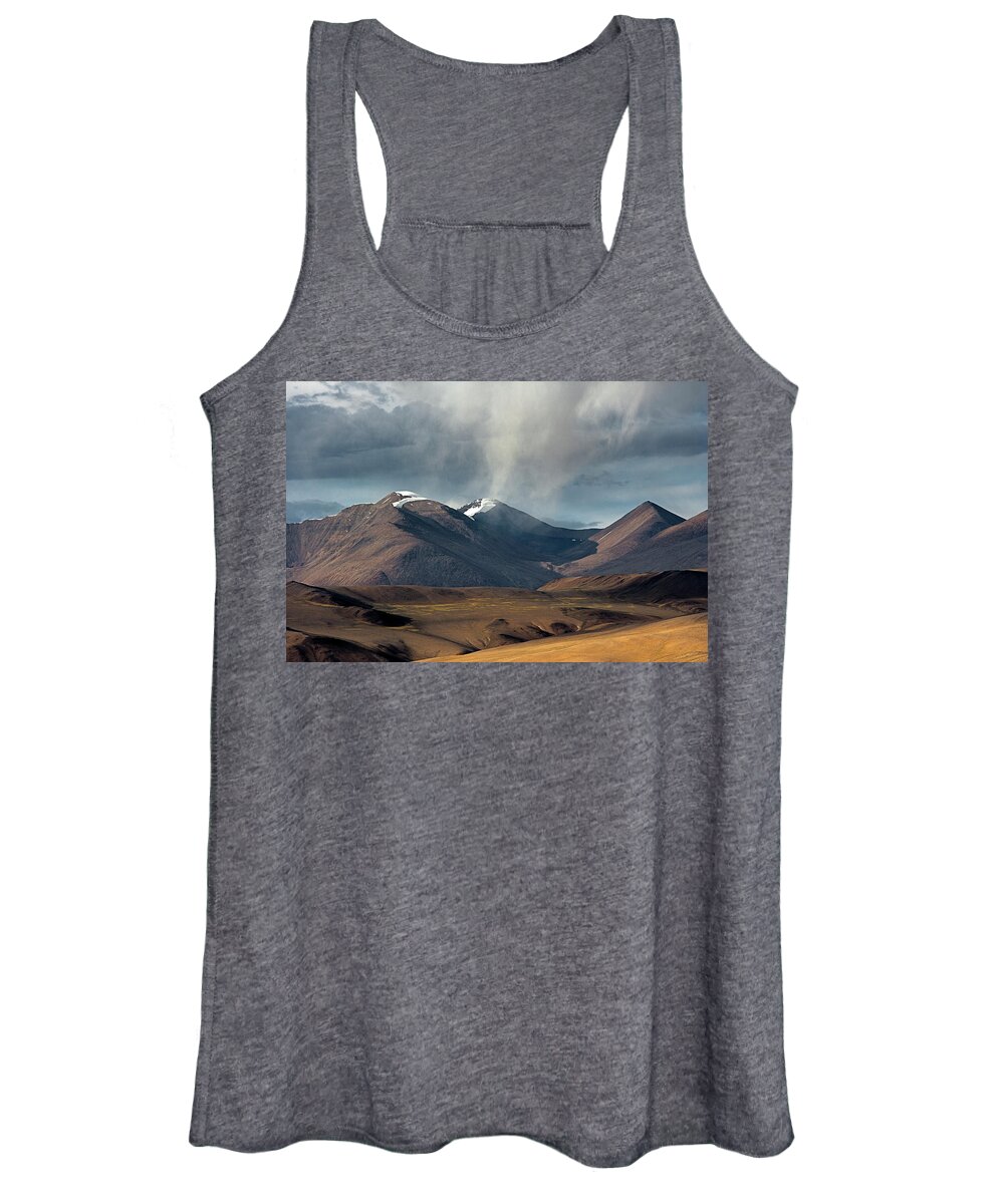 Cloud Women's Tank Top featuring the photograph Touch Of Cloud by Hitendra SINKAR