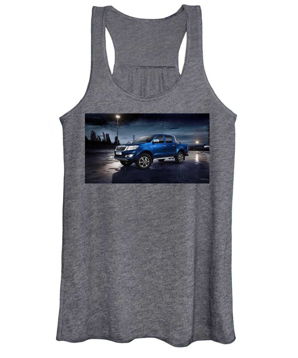 Toyota Hilux Women's Tank Top featuring the photograph Toyota Hilux by Mariel Mcmeeking