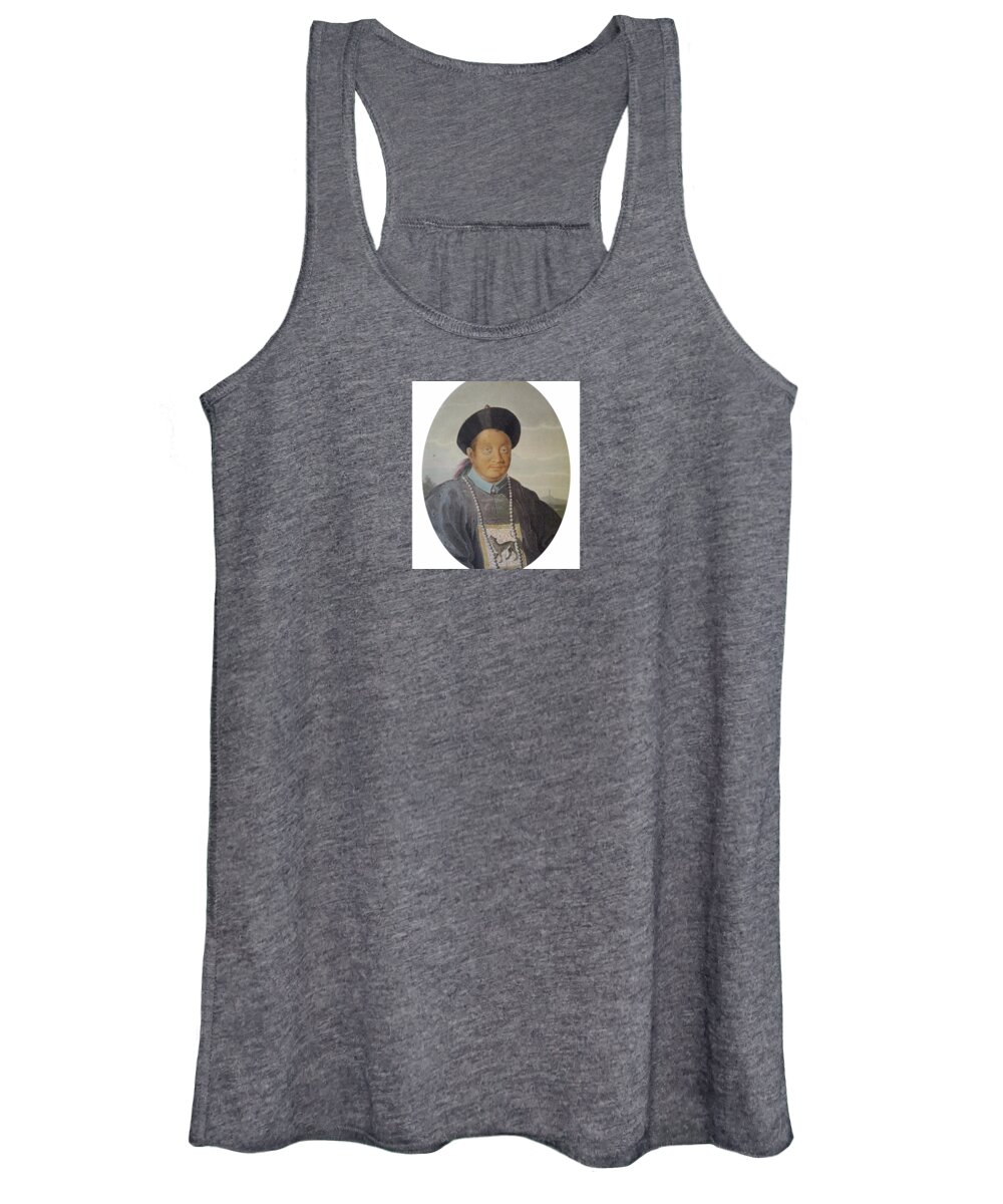 Barrow (john) Travels In China Women's Tank Top featuring the painting Travels in China by MotionAge Designs