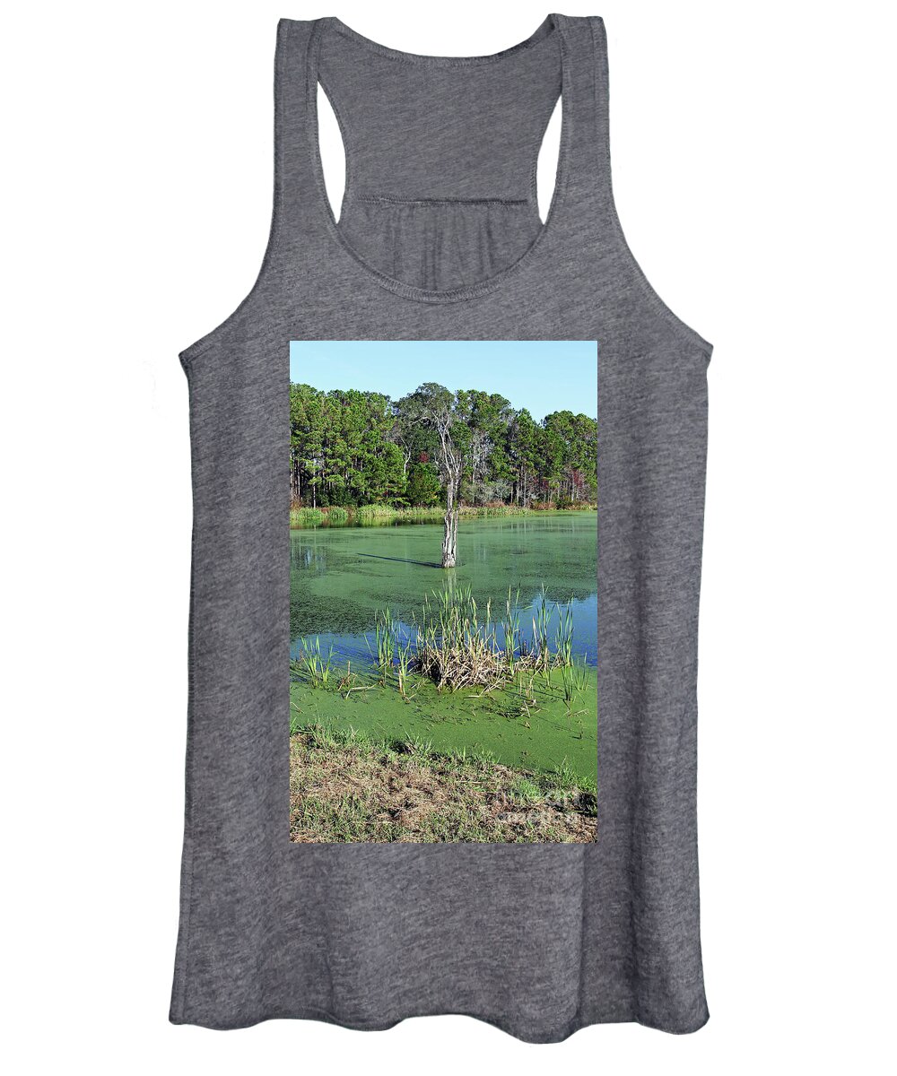 Tree In The Middle Women's Tank Top featuring the photograph Tree in the Middle by Jennifer Robin