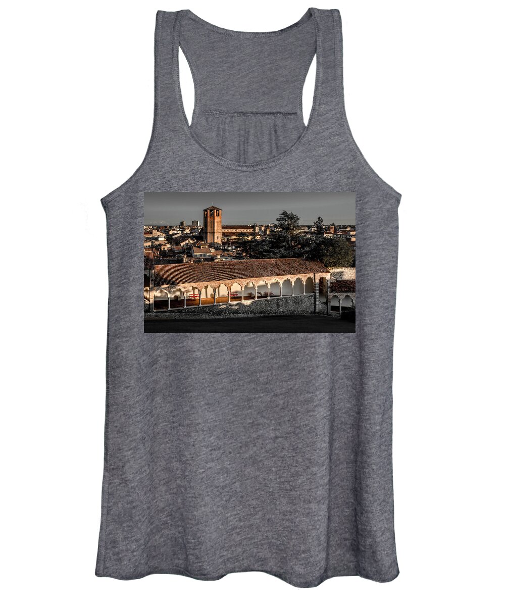 Wostphoto Women's Tank Top featuring the photograph Udine by Wolfgang Stocker