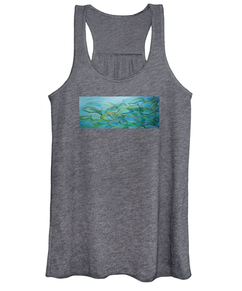  Women's Tank Top featuring the painting Unity by Deb Brown Maher