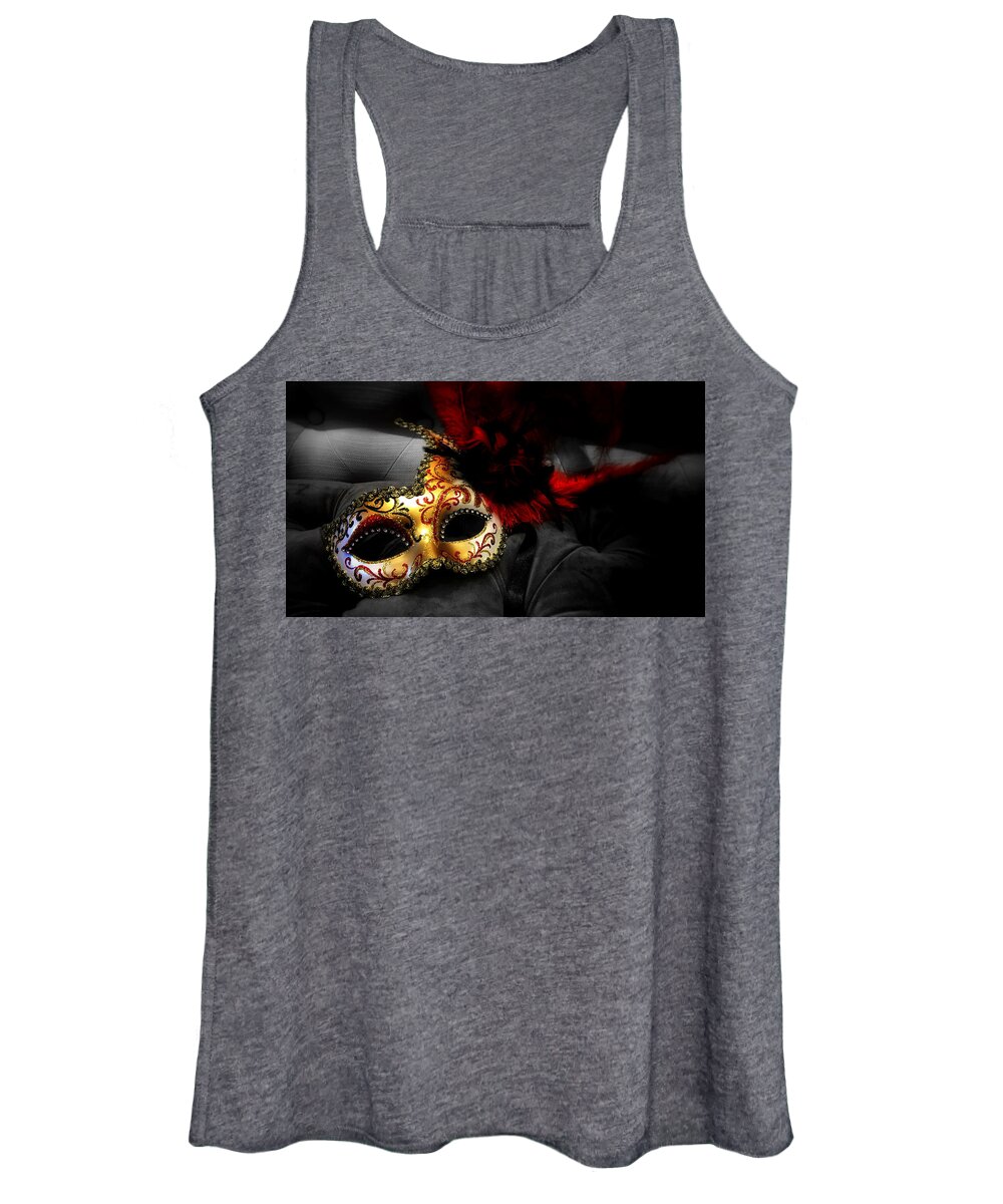 Mask Women's Tank Top featuring the photograph Unmasked by Nathan Little