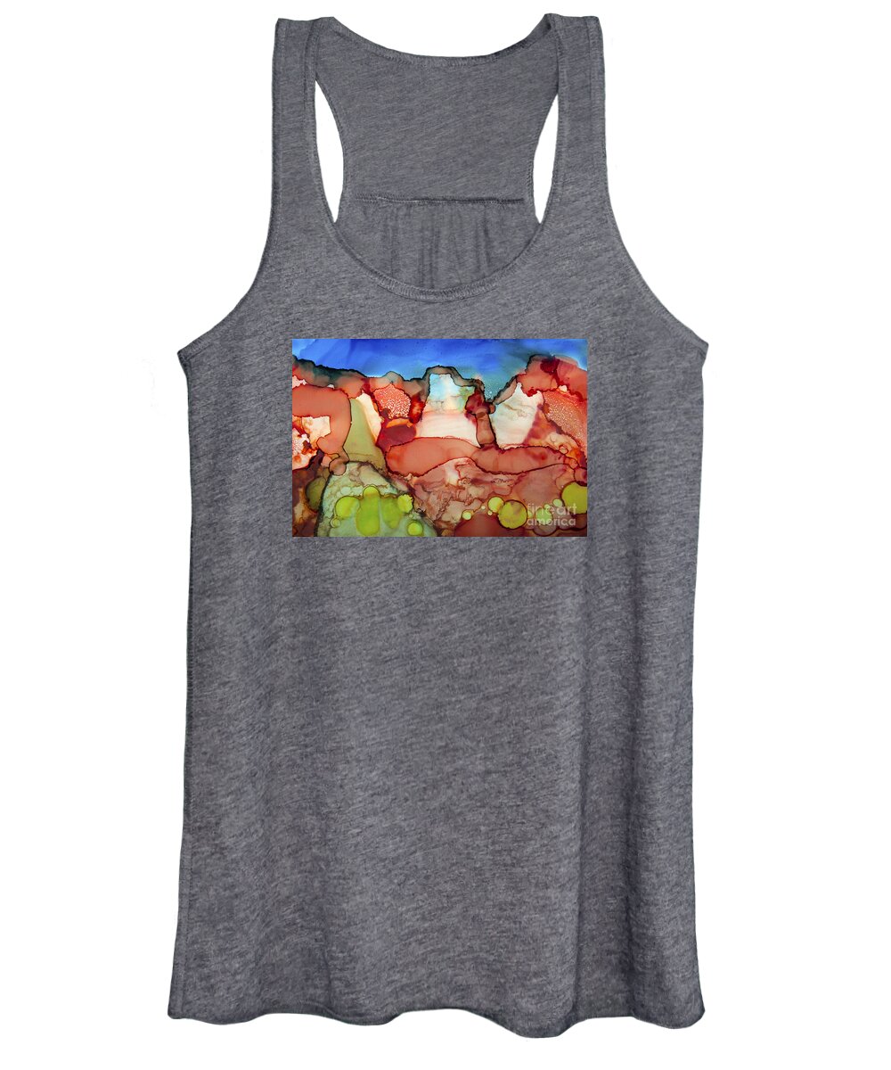 Utah Women's Tank Top featuring the painting Utah by Shelley Myers