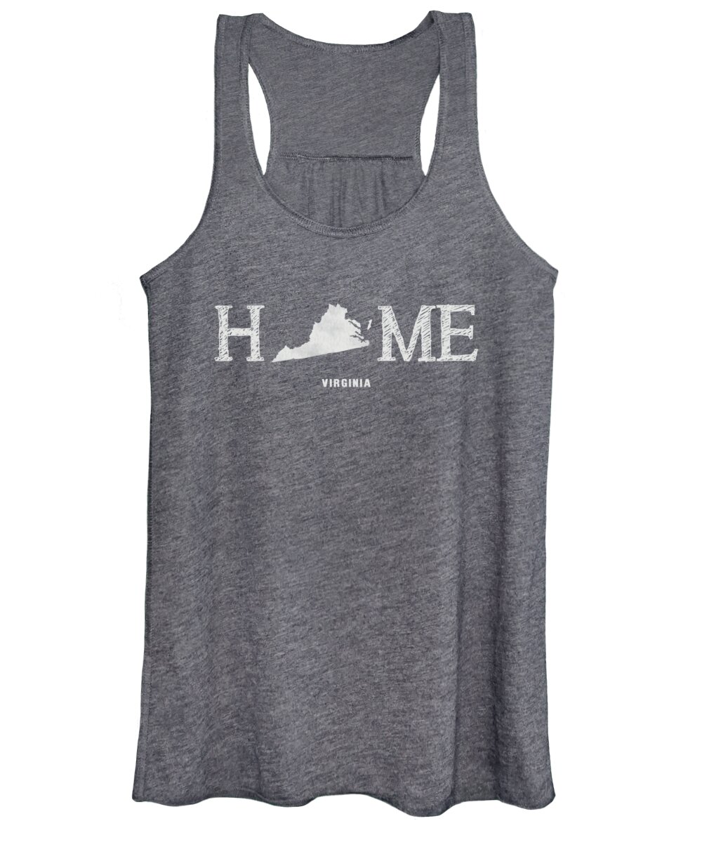 Virginia Women's Tank Top featuring the mixed media VA Home by Nancy Ingersoll