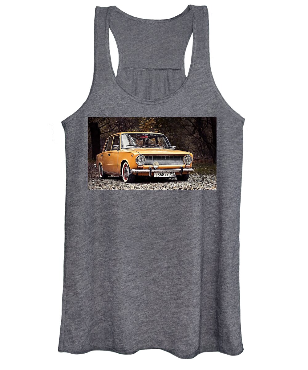 Vaz-2101 Women's Tank Top featuring the photograph Vaz-2101 by Jackie Russo