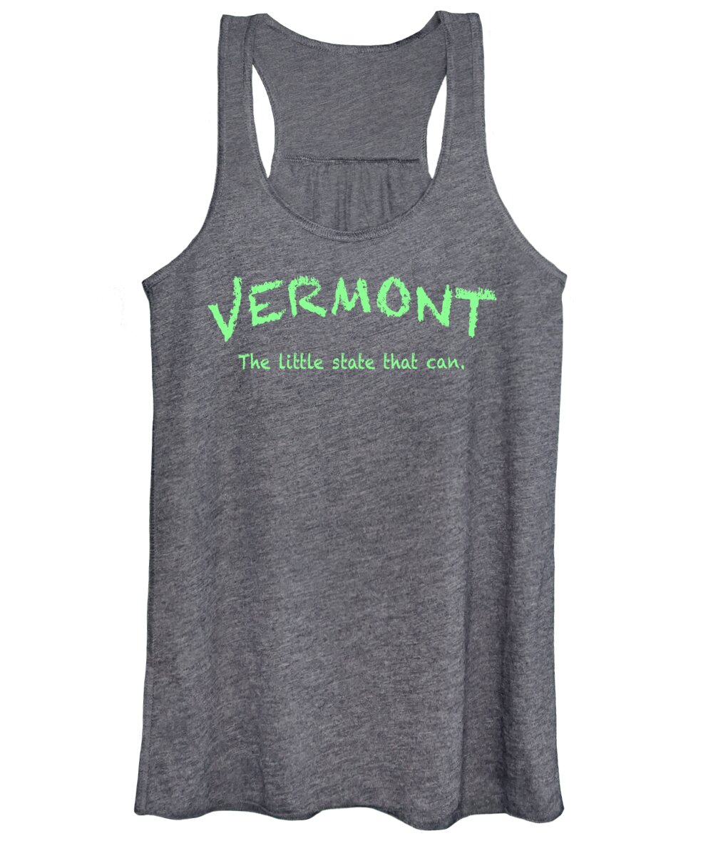 Vermont Women's Tank Top featuring the photograph Vermont Little State by George Robinson