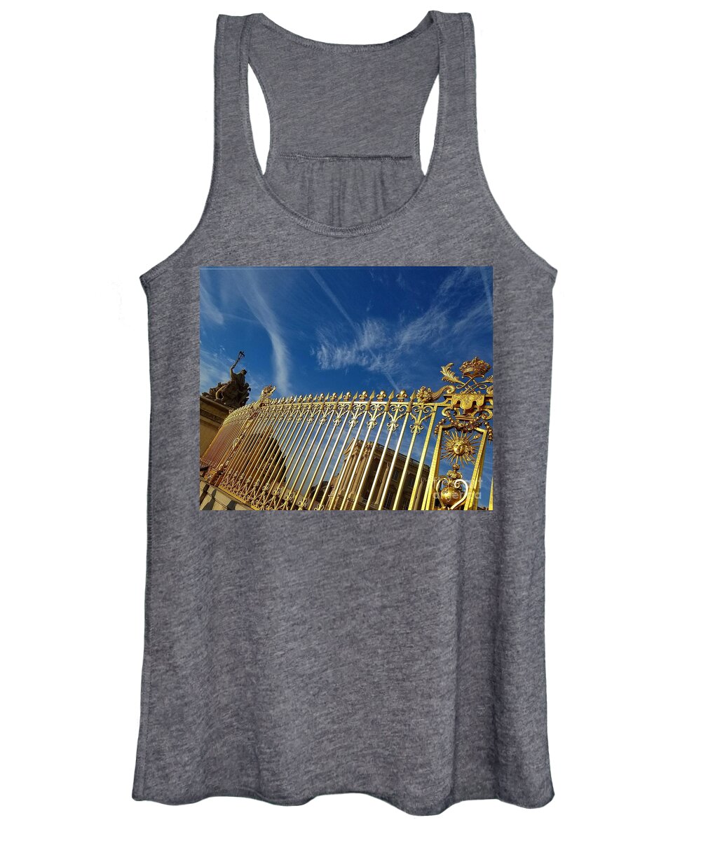 Palace Women's Tank Top featuring the photograph Versailles Royal Gate by Amy Regenbogen
