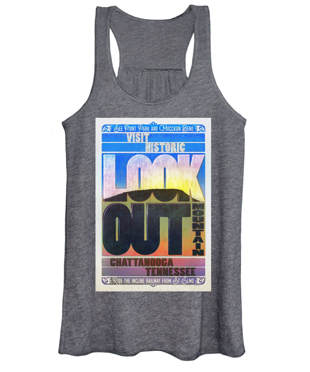 Lookout Mountain Women's Tank Top featuring the photograph Visit Lookout Mountain by Steven Llorca