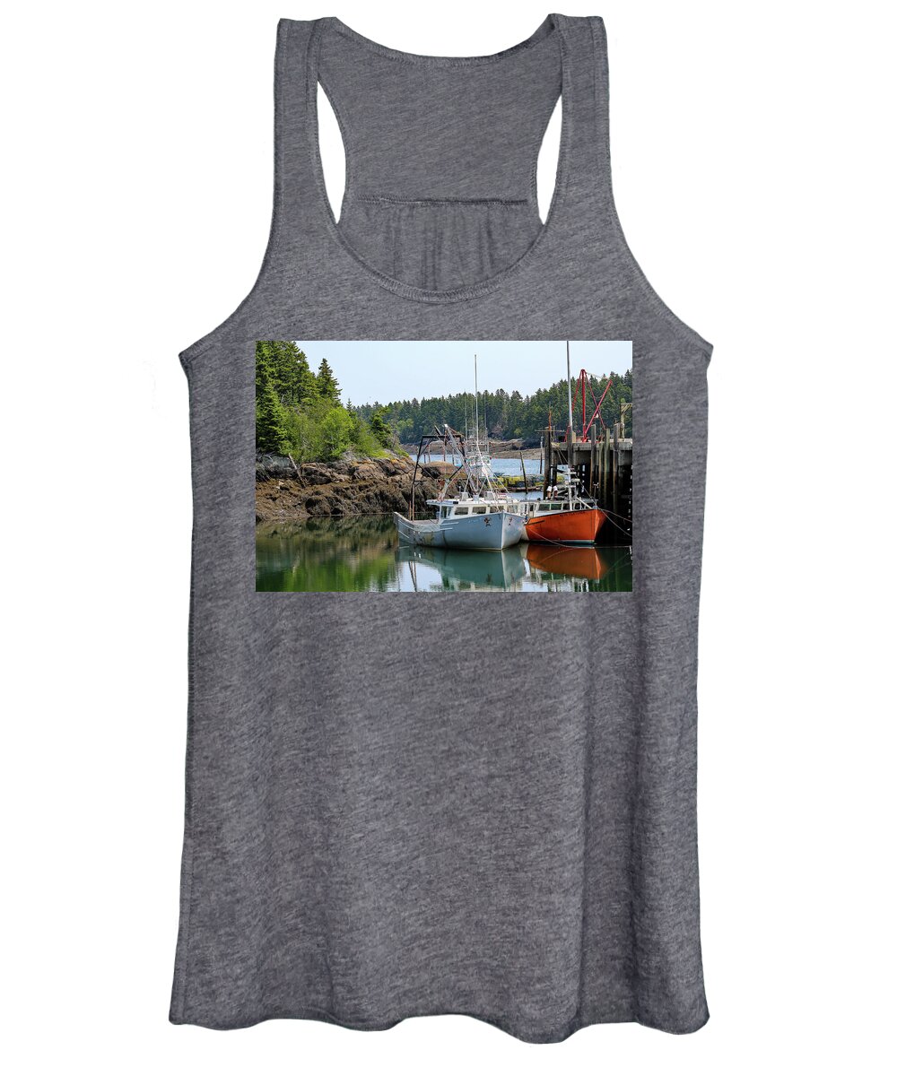 New Brunswick Women's Tank Top featuring the photograph Waiting for the Tide by Holly Ross