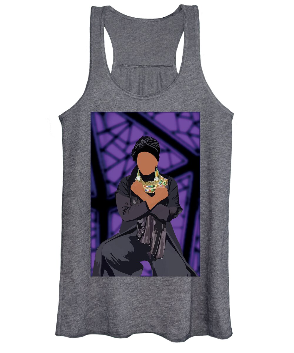 Muslim Women's Tank Top featuring the digital art Wakanda Forever by Scheme Of Things Graphics