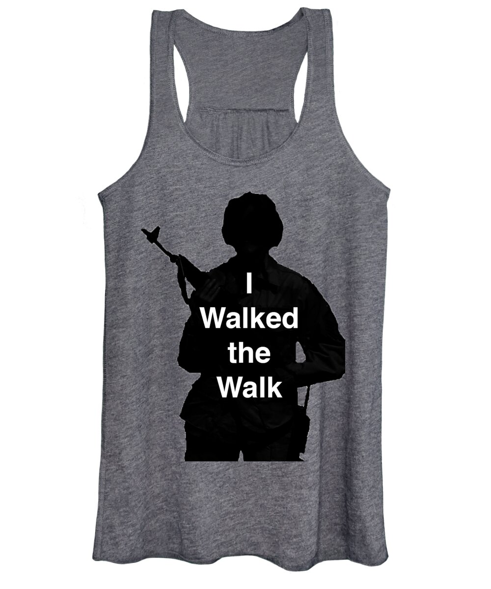 Female Women's Tank Top featuring the photograph Walk the Walk by Melany Sarafis