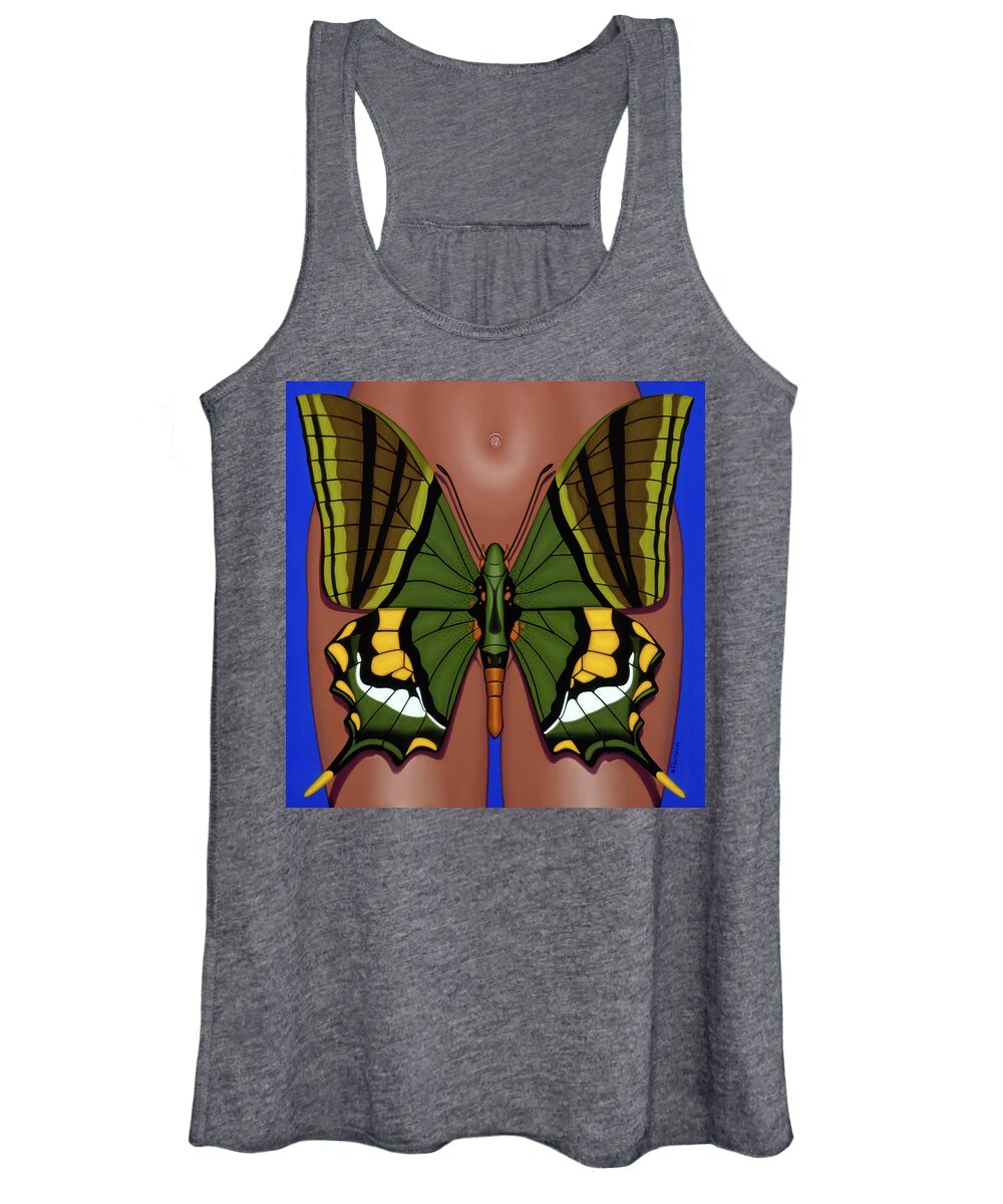  Women's Tank Top featuring the painting Wandering Dream 3 by Paxton Mobley
