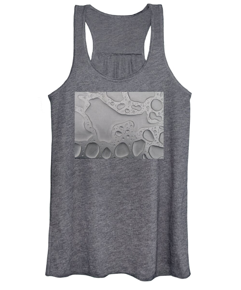 Anchorage Women's Tank Top featuring the photograph Water on Metal by Annekathrin Hansen