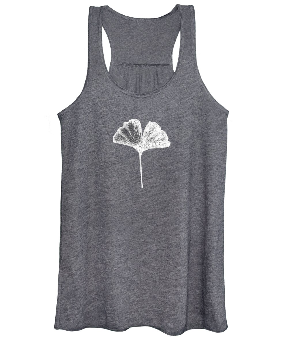 Women's Tank Top featuring the drawing white lines on transparent background - detail - 5.36.Japan-8-detail-b by Charlie Szoradi