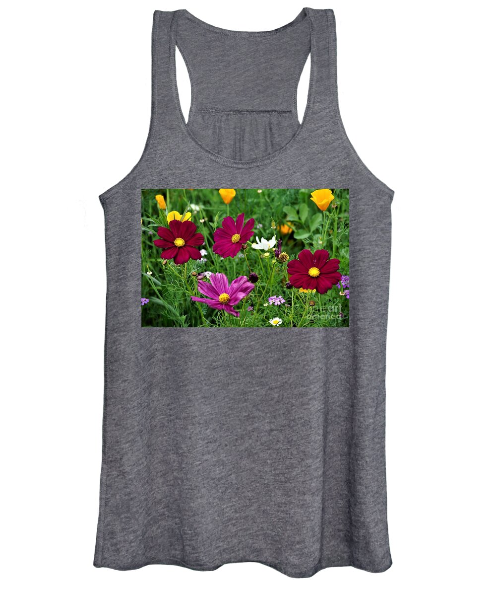 Wildflowers Women's Tank Top featuring the photograph Wildflowers by Merle Grenz