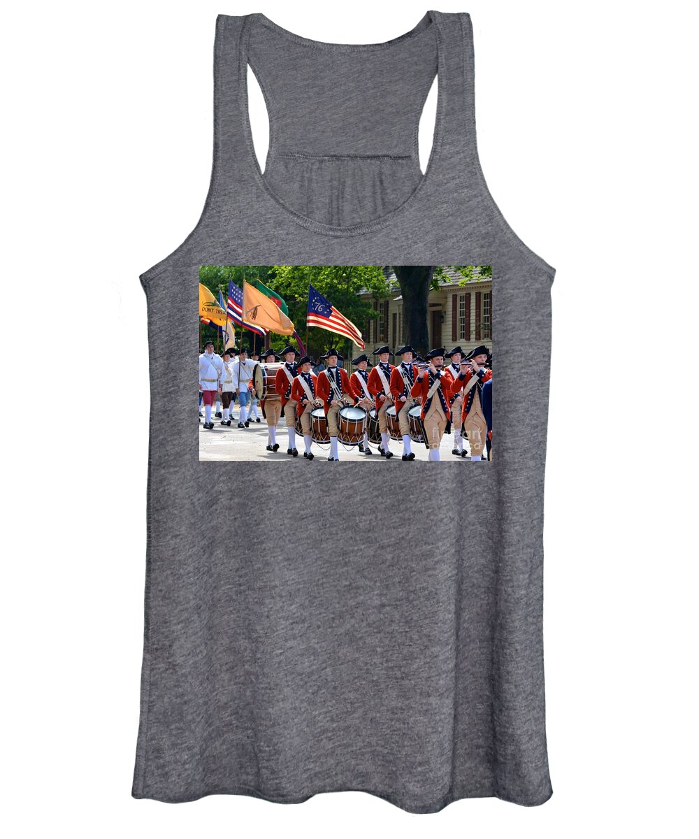 Colonial Williamsburg Women's Tank Top featuring the photograph Williamsburg #5 by Buddy Morrison