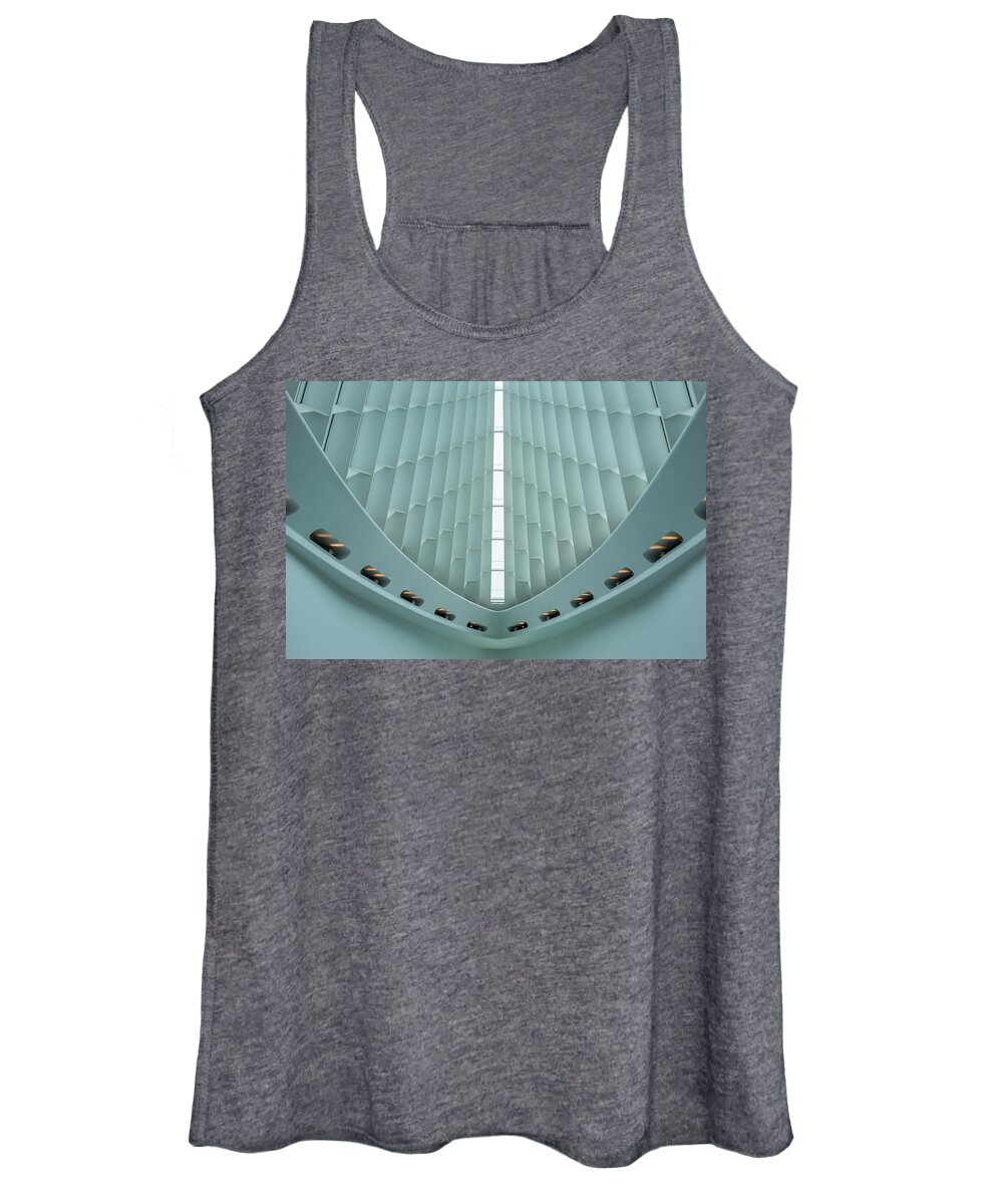 Windhover Hall Women's Tank Top featuring the photograph Windhover #1 by John Roach