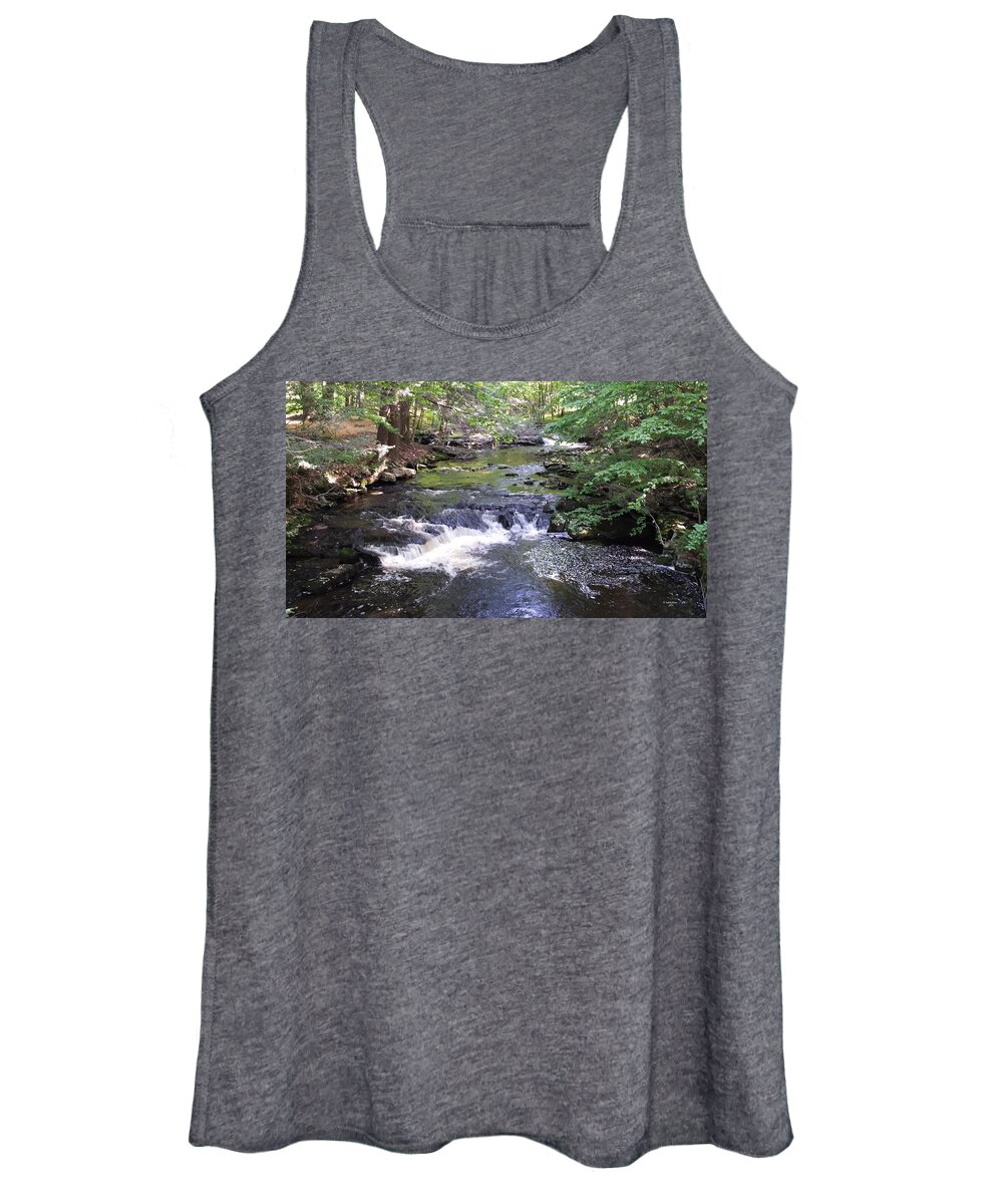 Woods Women's Tank Top featuring the photograph Woodland Revery by Judith Rhue