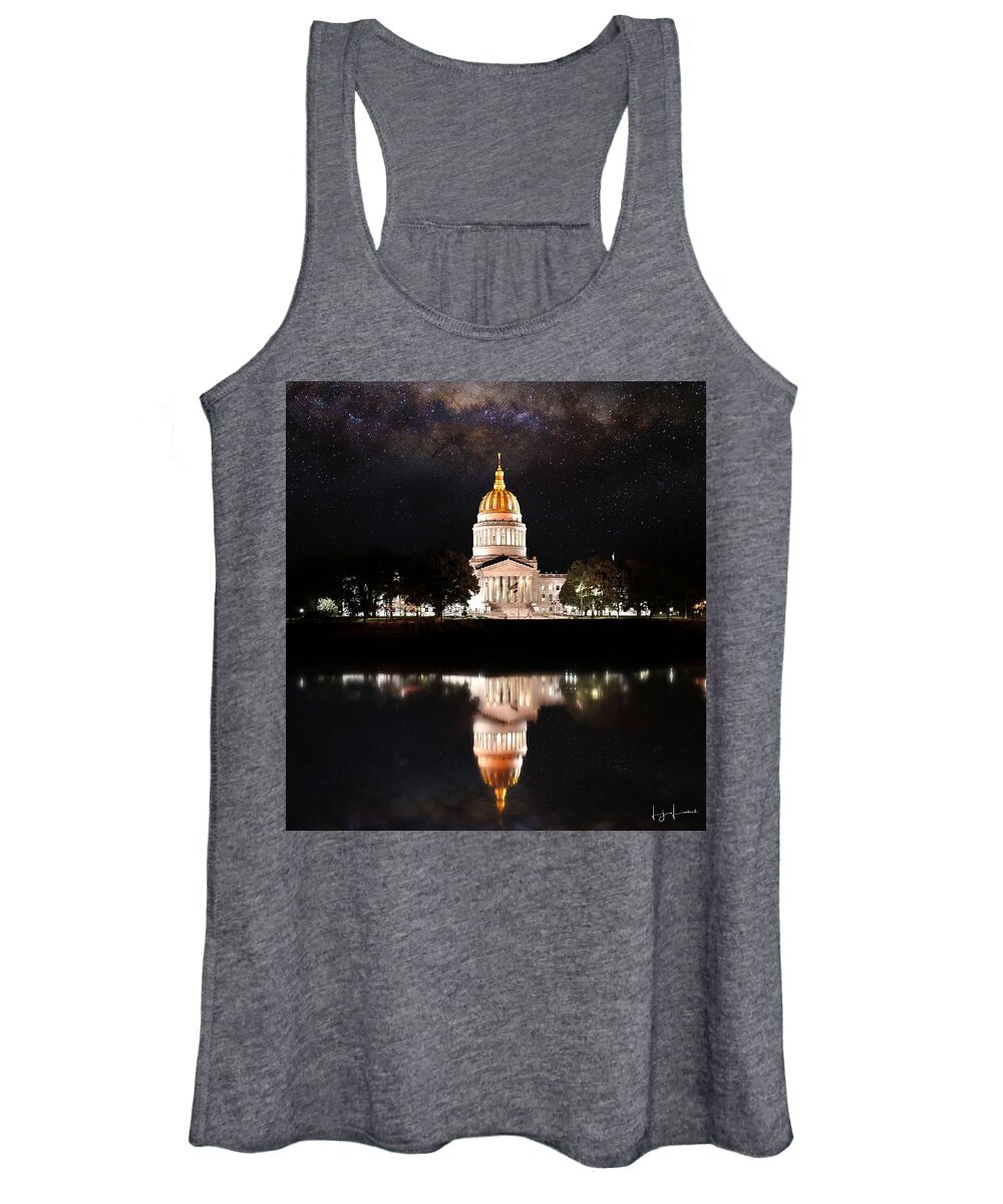 State Capitol Women's Tank Top featuring the photograph West Virginia State Capitol by Lisa Lambert-Shank