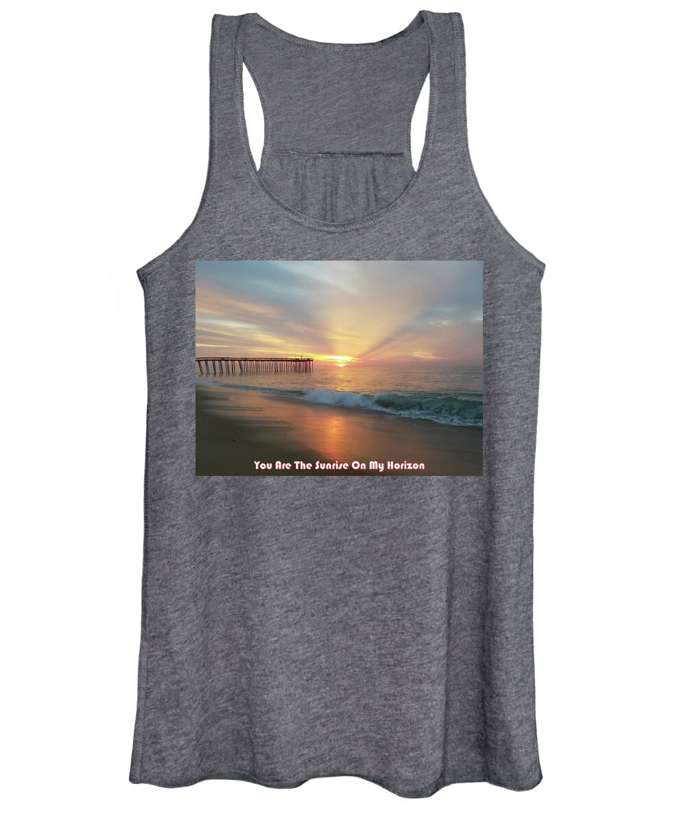 Sun Women's Tank Top featuring the photograph You Are The Sunrise by Robert Banach