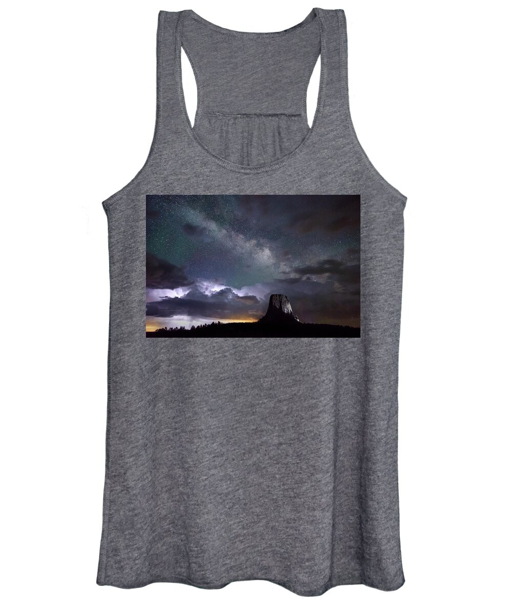 Milky Way Women's Tank Top featuring the photograph Convergence II by Greni Graph