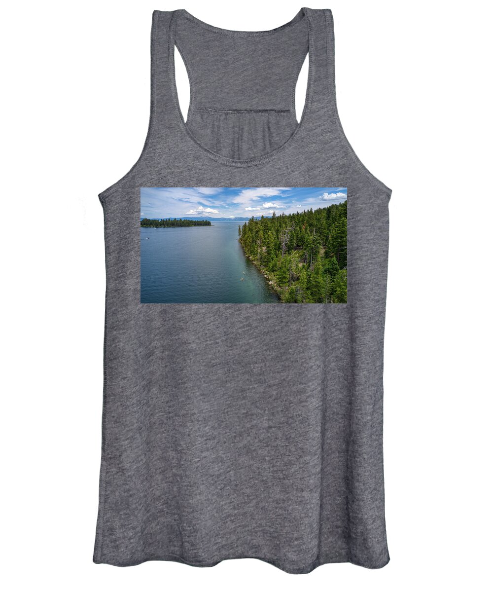 Lake Tahoe Women's Tank Top featuring the photograph Emerald Bay Lake Tahoe #1 by Anthony Giammarino