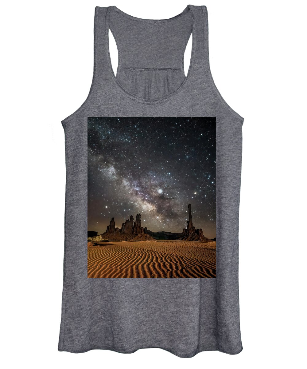 American Southwest Women's Tank Top featuring the photograph Jupiter's Staircase #1 by James Capo