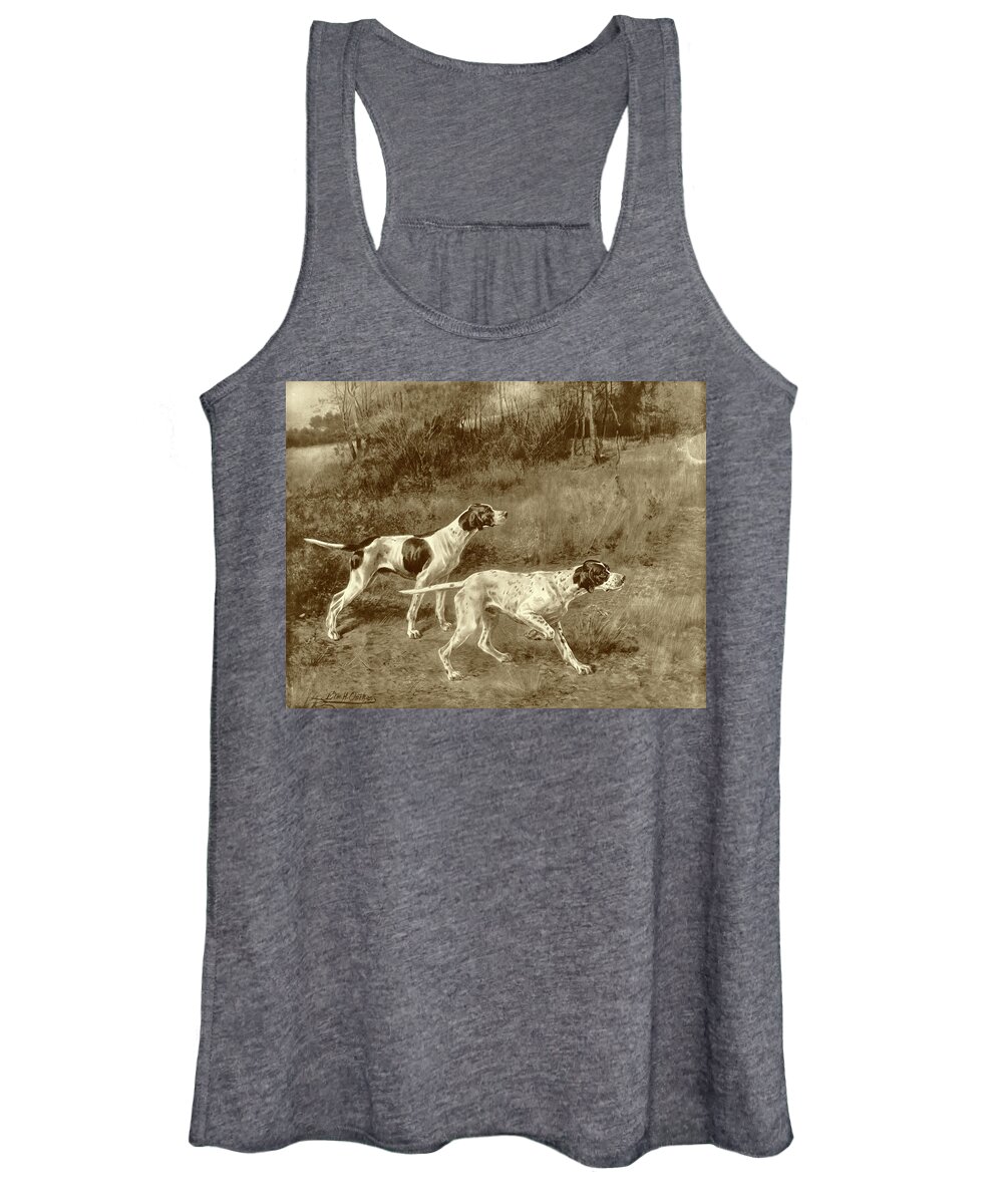 Sporting Women's Tank Top featuring the painting Rip Rap And Lad Of Rush #1 by E.h. Osthaus