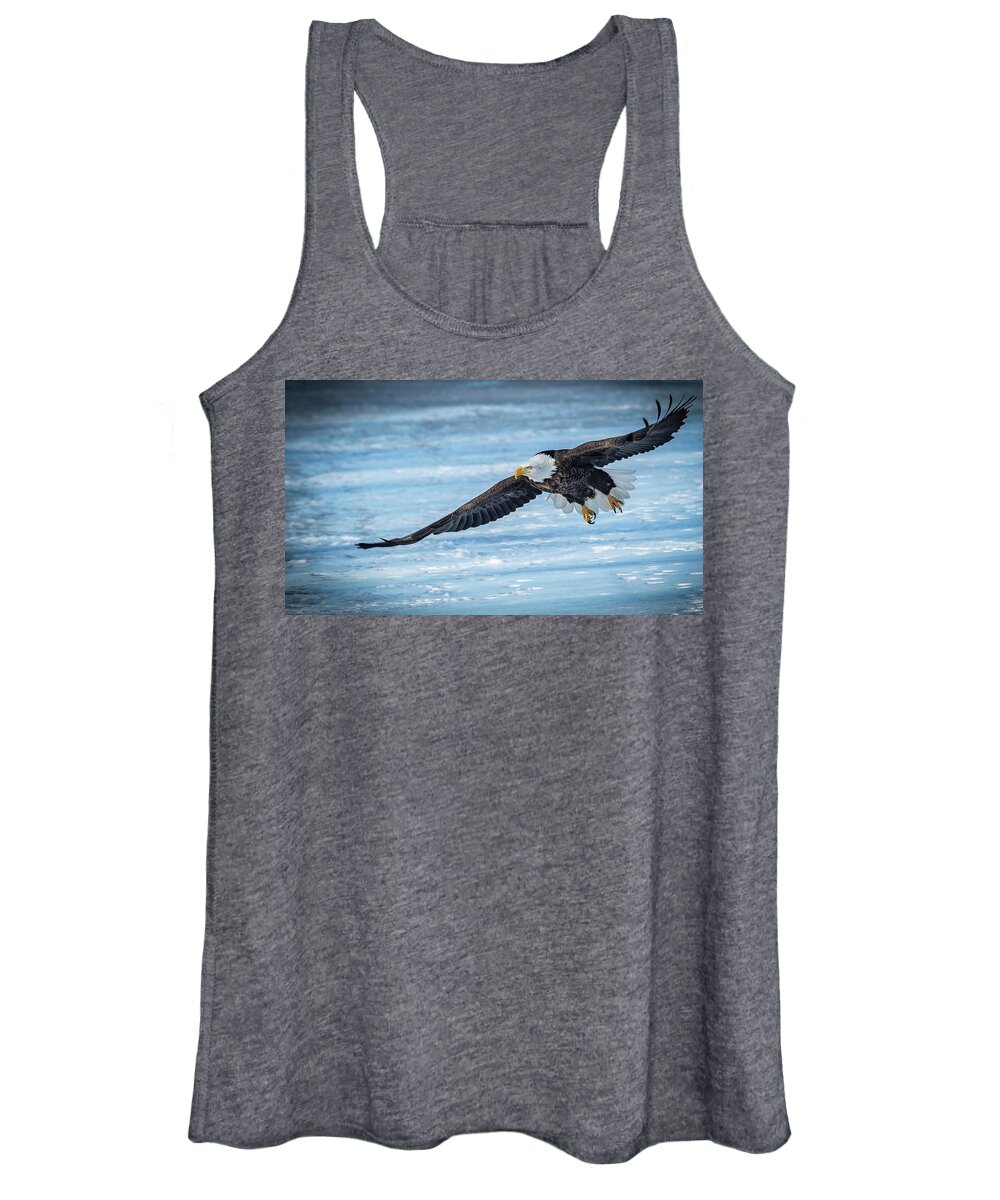Eagle Women's Tank Top featuring the photograph Spread Wide #2 by Laura Hedien