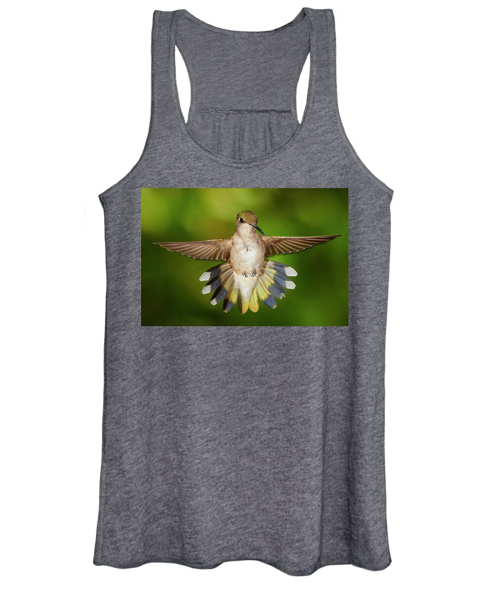 Feathers Women's Tank Top featuring the photograph Tail Feathers #1 by Paul Freidlund