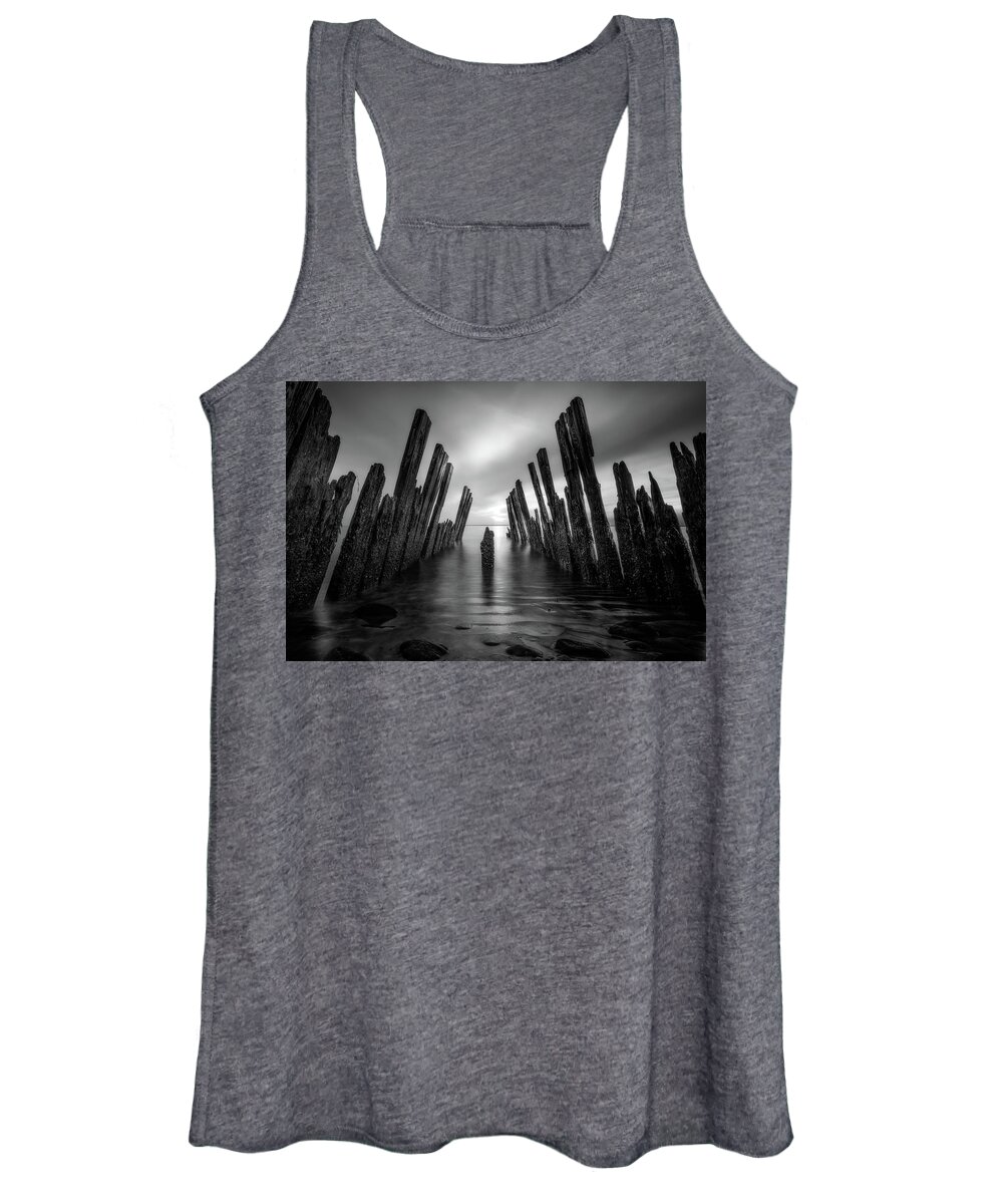 Sunset Women's Tank Top featuring the photograph The Sticks #1 by John Randazzo