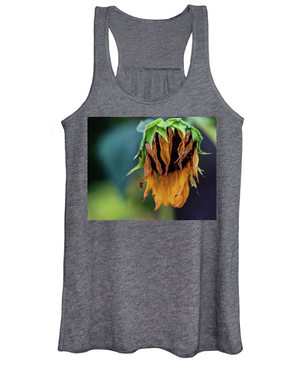 Arboretum Women's Tank Top featuring the photograph Nature Photography Sunflower by Amelia Pearn
