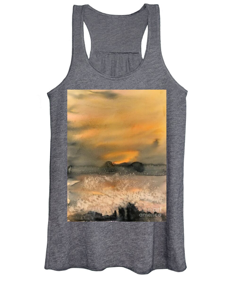 #72 2019 Women's Tank Top featuring the painting #72 2019 #72 by Han in Huang wong