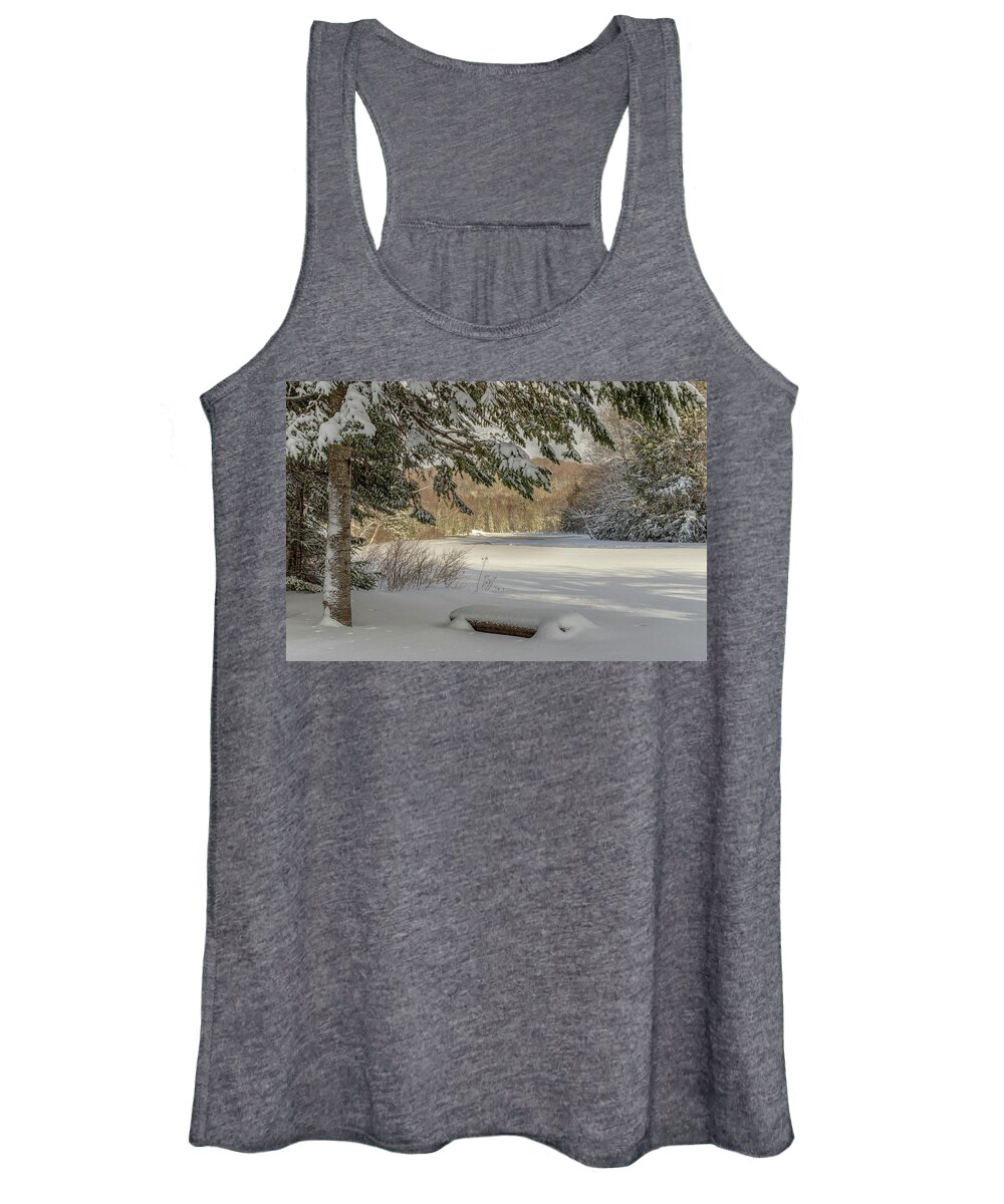 Adirondacks Women's Tank Top featuring the photograph A Beautiful View by Rod Best