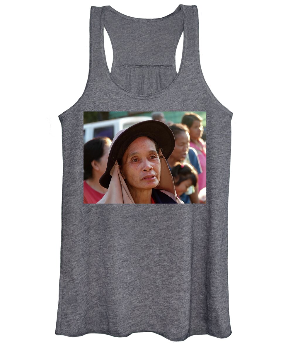 Thailand Women's Tank Top featuring the photograph A face of life by Jeremy Holton