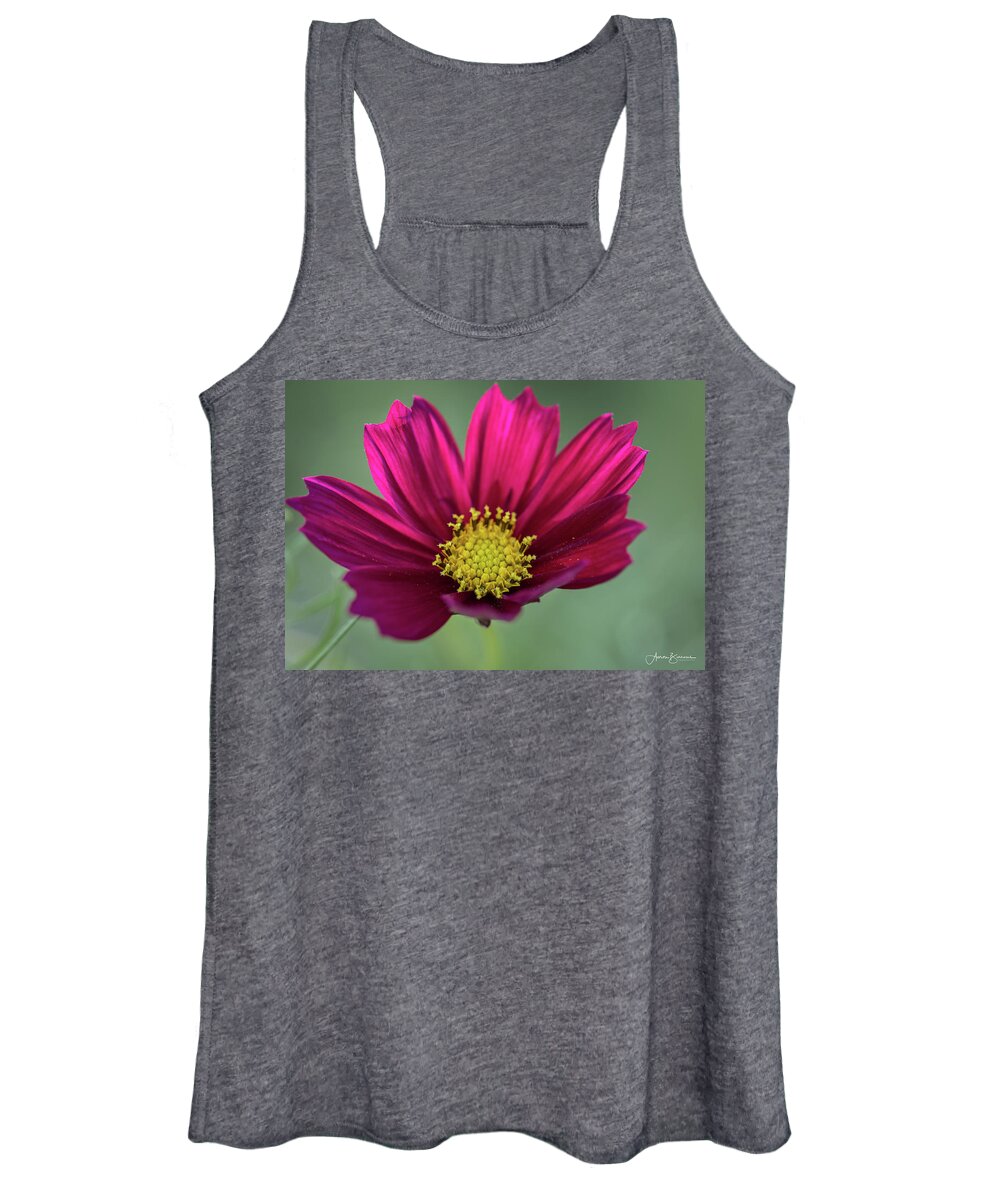 Flower Women's Tank Top featuring the photograph A Look Inside by Aaron Burrows