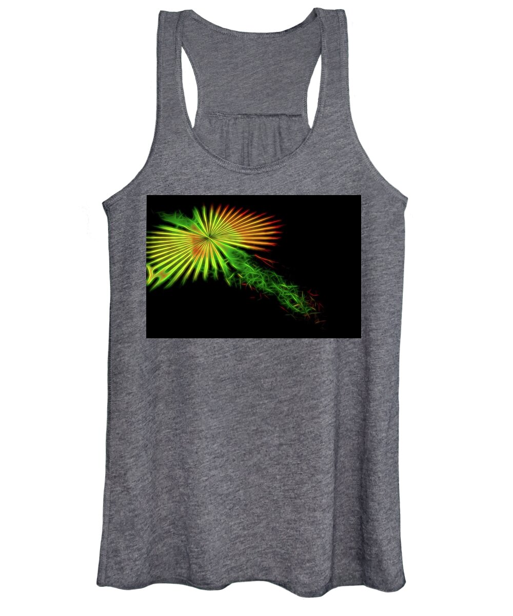 Art Women's Tank Top featuring the photograph Abstract 47 by Steve DaPonte