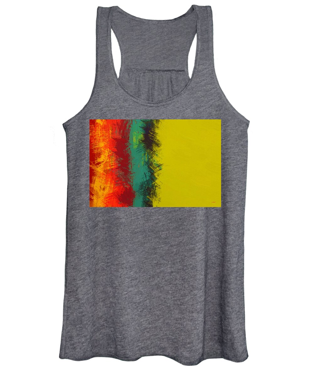 Abstract Women's Tank Top featuring the painting Abstract - DWP1534082 by Dean Wittle