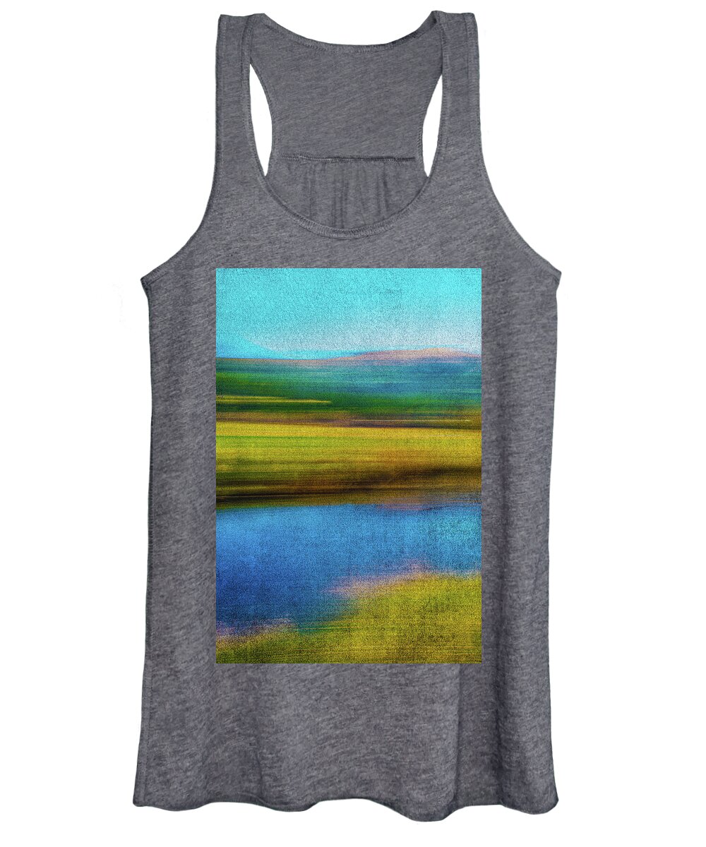 Landscape Women's Tank Top featuring the photograph Abstract Landscape1 by Roseanne Jones