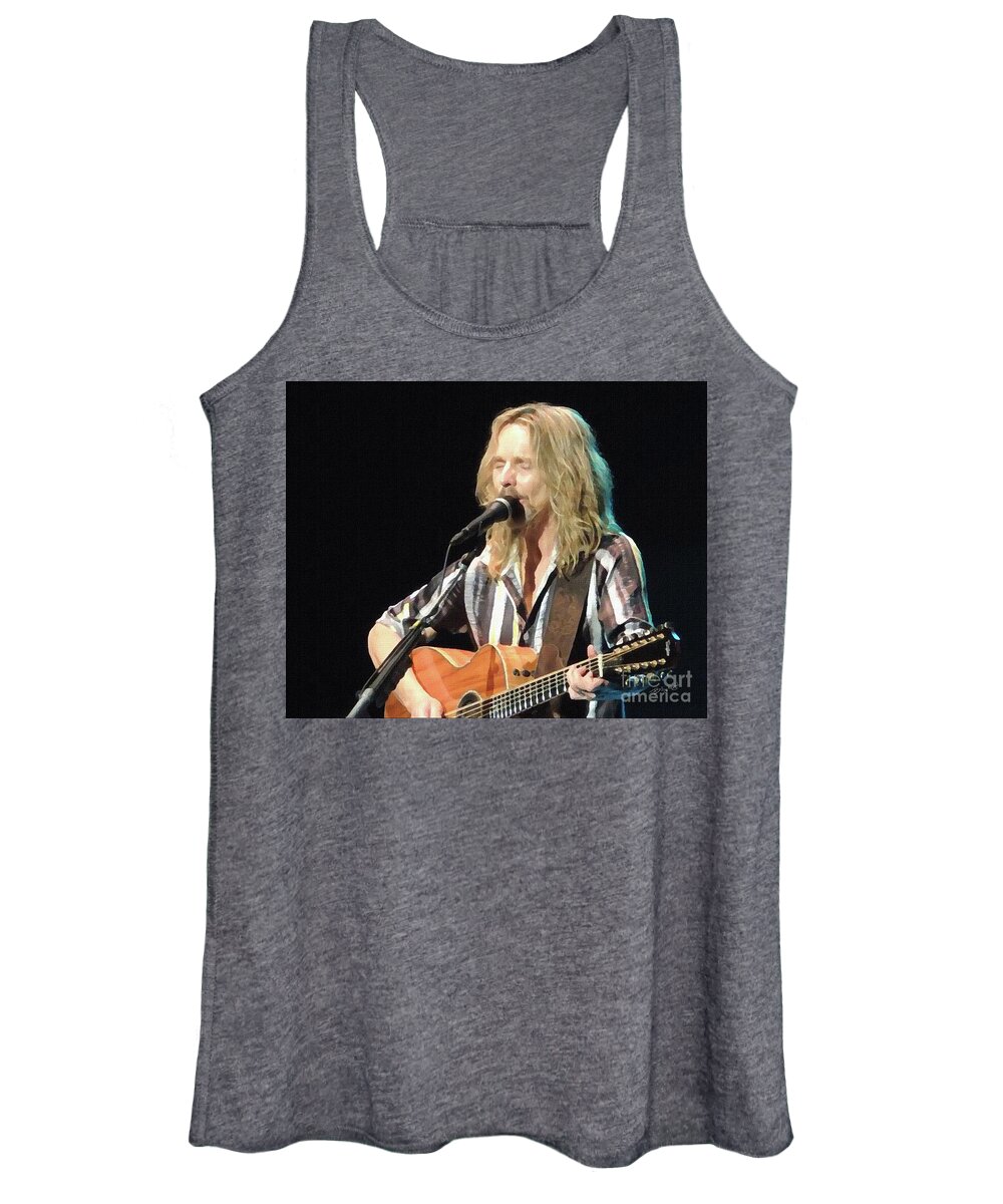 Styx Band Women's Tank Top featuring the photograph Acoustic by Billy Knight