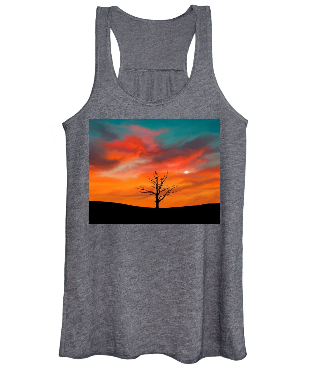 All That Remains Women's Tank Top featuring the painting All That Remains by Mark Taylor