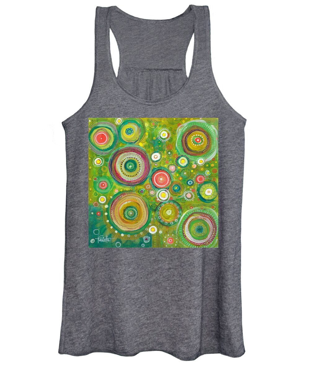 Beautiful Chaos Women's Tank Top featuring the painting Beautiful Chaos by Tanielle Childers
