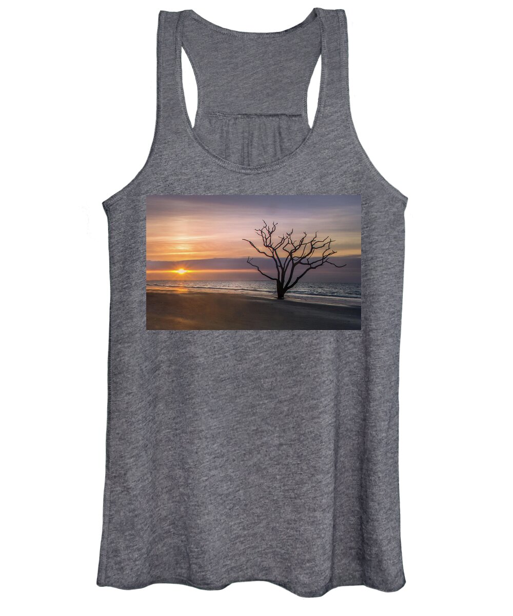Sunrisek Women's Tank Top featuring the photograph Botany Bay Sunrise by James Woody