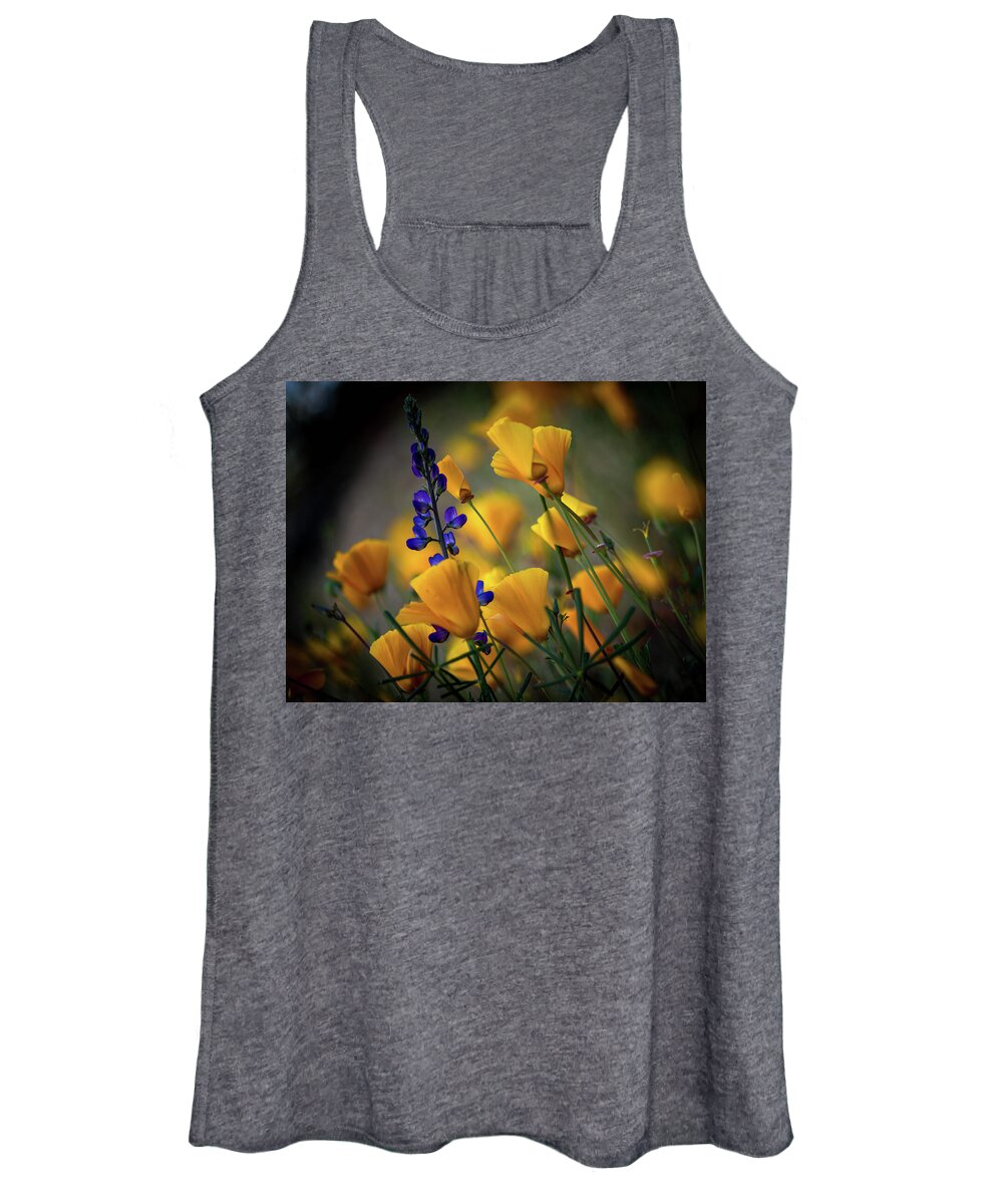 Poppies Women's Tank Top featuring the photograph CA Poppies by Debra Kewley