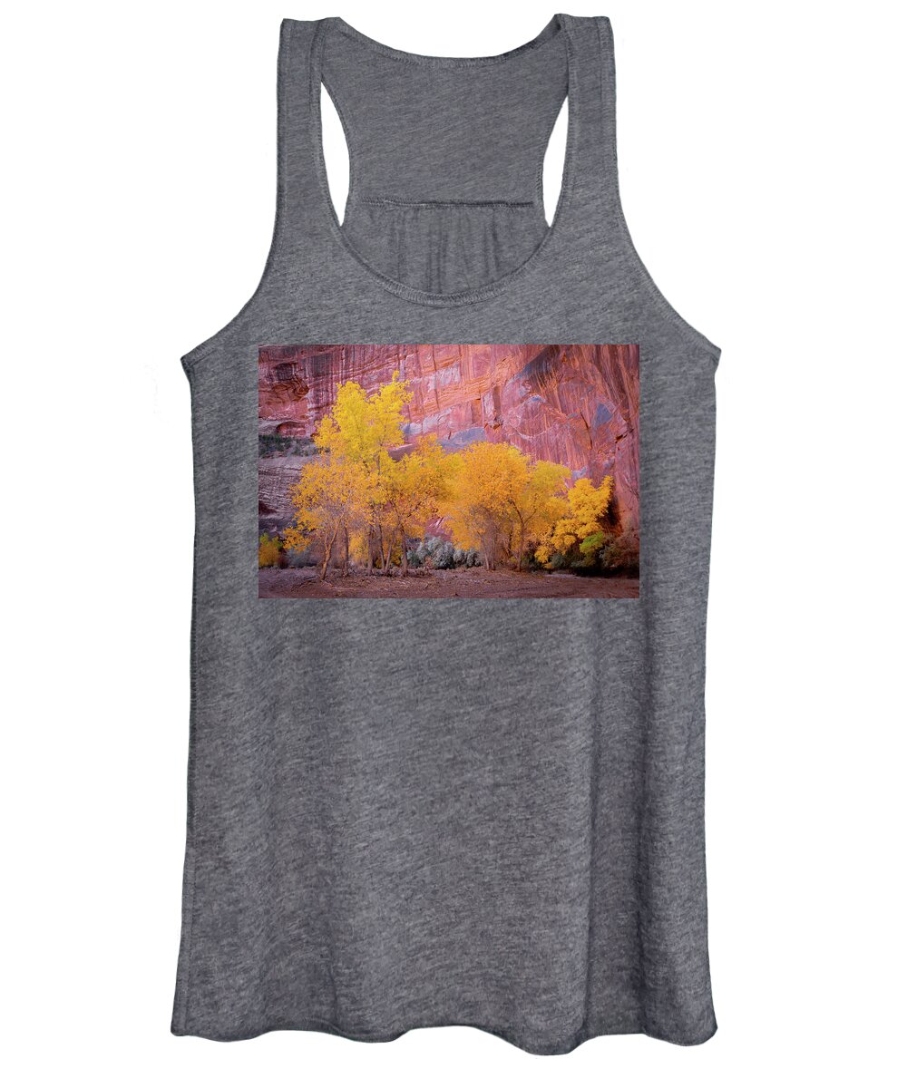 Canyon De Chelly Women's Tank Top featuring the photograph Canyon de Chelly Fall Colors 1812 by Kenneth Johnson