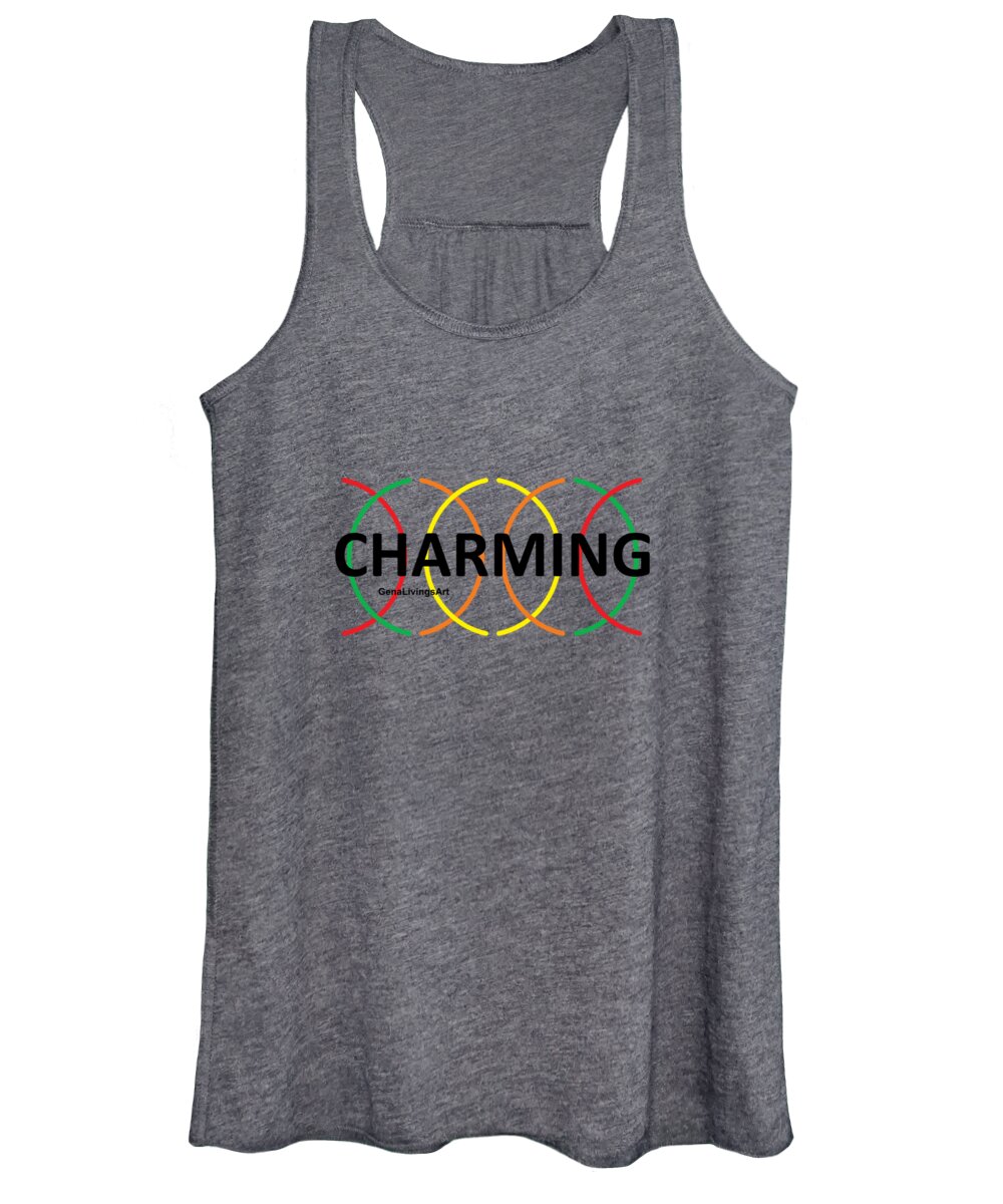  Women's Tank Top featuring the digital art Charming by Gena Livings
