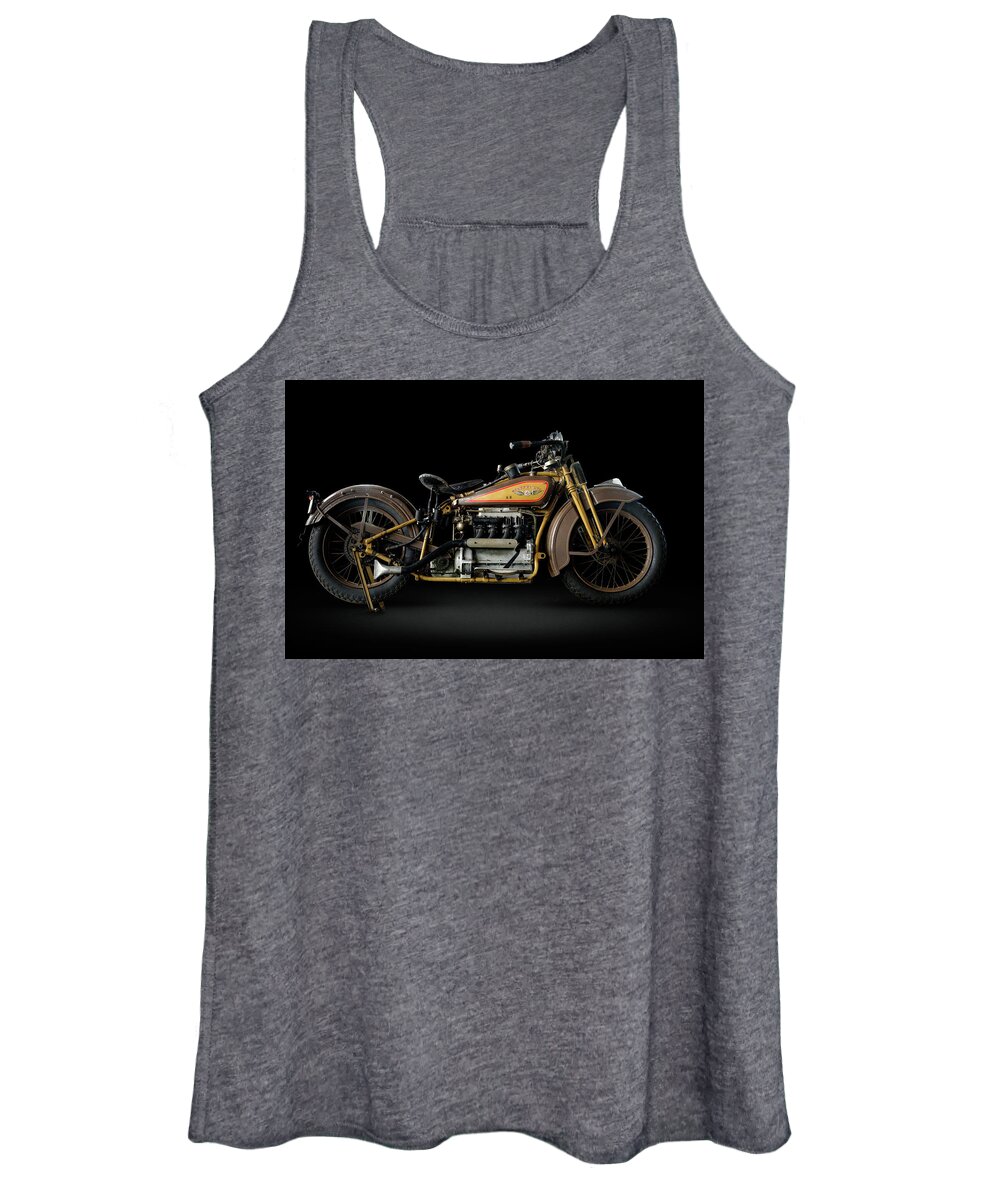 Rust Women's Tank Top featuring the photograph Cleveland Four Cylinder by Andy Romanoff